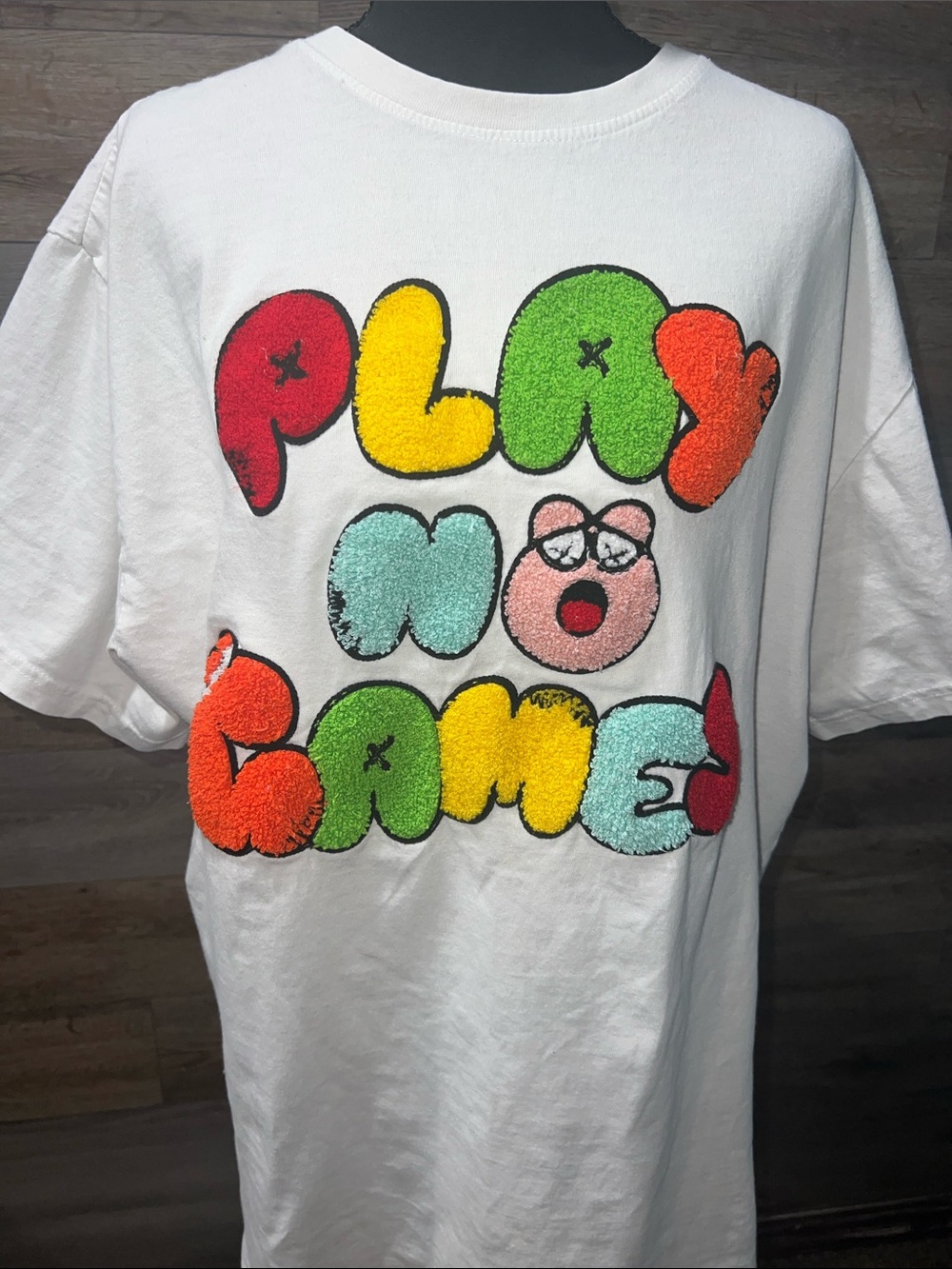 The Rare FWRD Denim "Play No Games" Graphic Print T-Shirt